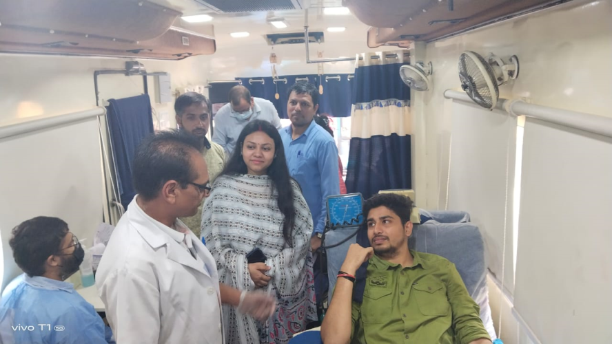 Health and Blood Donation Camp